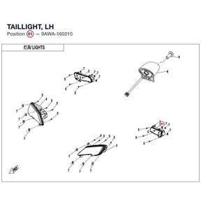 TAILLIGHT, LH product image