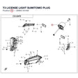 T3 LICENSE LIGHT product image