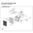 JOINT PIPE, WATER FILLER product image