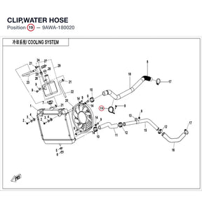 CLIP,WATER HOSE product image