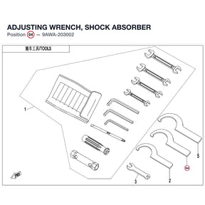 ADJUSTING WRENCH, SHOCK ABSORBER product image