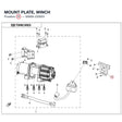 MOUNT PLATE, WINCH product image
