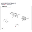 LH COVER, FRONT BUMPER product image