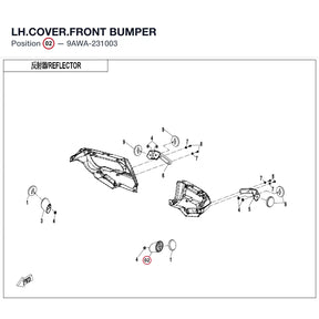 LH.COVER.FRONT BUMPER product image