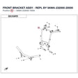 FRONT BRACKET ASSY - REPL BY 9AWA-232000-20000 product image
