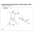FRONT BRACKET ASSY REPL BY 9AWA-232000-10000 product image