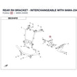 REAR RH BRACKET - INTERCHANGEABLE WITH 9AWA-234000 -10000 product image