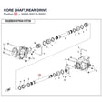 CORE SHAFT,REAR DRIVE product image