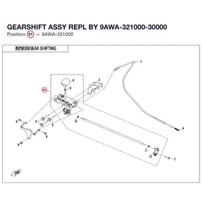 GEARSHIFT ASSY REPL BY 9AWA-321000-30000 product image