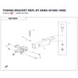 TOWING BRACKET REPL BY 9AWA-401000-10000 product image