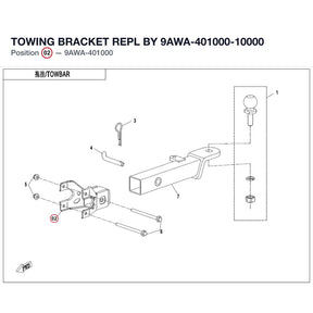 TOWING BRACKET REPL BY 9AWA-401000-10000 product image