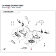 LH HAND GUARD ASSY product image