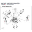 MUFFLER INNER HEAT INSULATOR product image