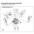 REAR INNER HEAT INSULATOR ASSY product image