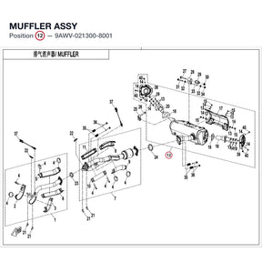 MUFFLER ASSY product image