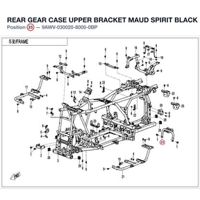REAR GEAR CASE UPPER BRACKET product image