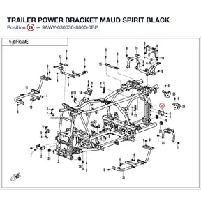 TRAILER POWER BRACKET product image