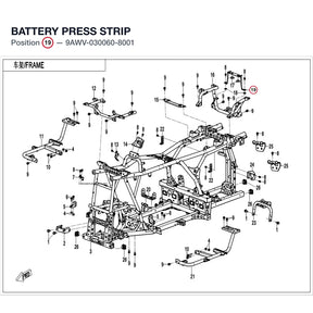 PRESS STRIP, BATTERY product image