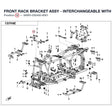 FRONT RACK BRACKET ASSY product image
