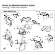 FRONT RH FENDER product image