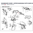 DASHBOARD COVER - INTERCHANGEABLE WITH 9AWV-041030-8000 product image