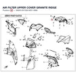 AIR FILTER UPPER COVER product image