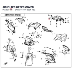AIR FILTER UPPER COVER product image