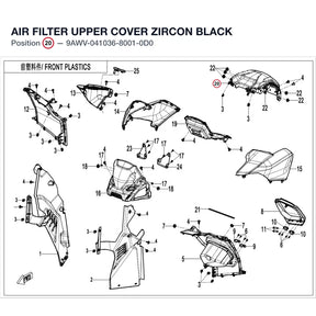 AIR FILTER UPPER COVER product image