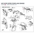 AIR FILTER UPPER COVER product image