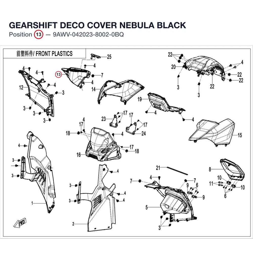 GEARSHIFT DECO COVER product image