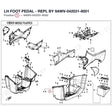 LH FOOT PEDAL - REPL BY 9AWV-042031-8001 product image