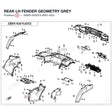 REAR LH FENDER product image