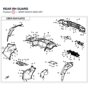 REAR RH GUARD product image