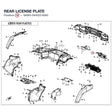 REAR LICENSE PLATE product image