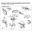 AIR INLET PORT RH GRID product image