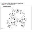 FRONT LOWER LH SWING ARM product image