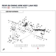 REAR RH SWING ARM ASSY product image