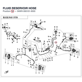 FLUID RESERVOIR HOSE product image
