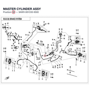 MASTER CYLINDER ASSY product image