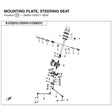 MOUNTING PLATE, STEERING SEAT product image