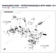 HANDLEBAR ASSY - INTERCHANGEABLE WITH 9AWA-101100-20000 product image