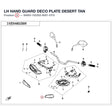 LH HAND GUARD DECO PLATE product image