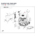 PLASTIC FUEL TANK ASSY product image