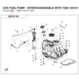 CAP, FUEL PUMP - INTERCHANGEABLE WITH  7020-120101 product image
