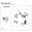 SEAT HOOK ASSY product image