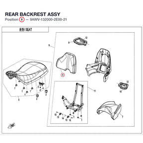 REAR BACKREST ASSY product image