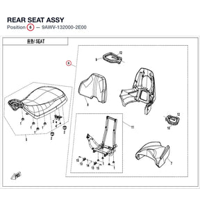 REAR SEAT ASSY product image