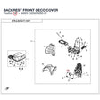 BACKREST FRONT DECO COVER product image