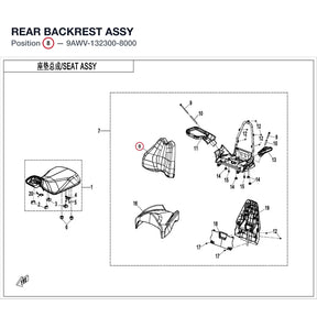 REAR BACKREST ASSY product image