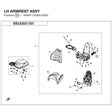 LH ARMREST ASSY product image